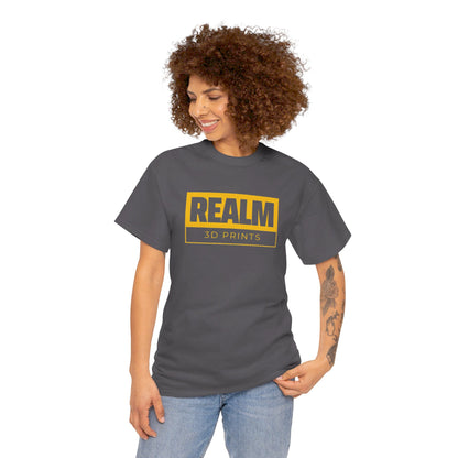 Realm3DPrints Logo - Unisex Heavy Cotton Tee