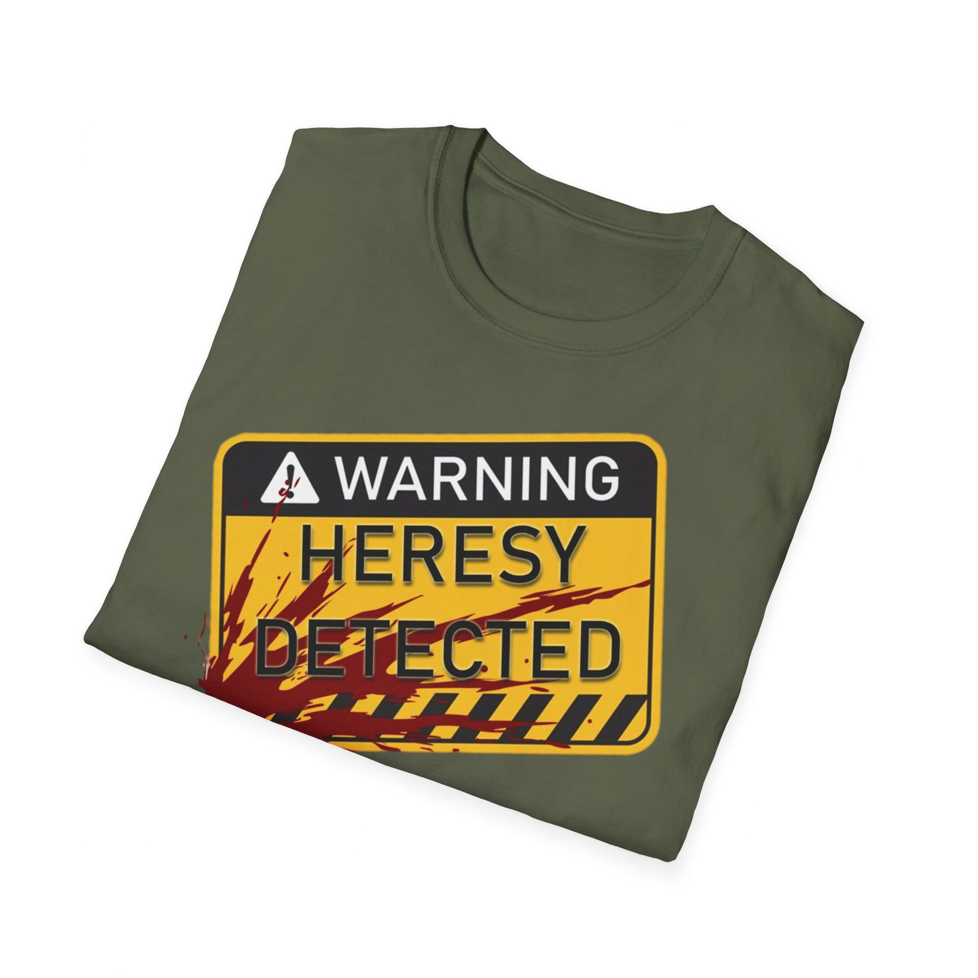 Heresy Detected | Unisex Softstyle T-Shirt