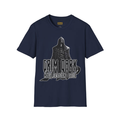 Grim Dark Unisex Softstyle T-Shirt Navy