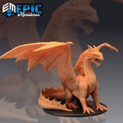 Bronze Dragon - Treasure Hunt Collection | Dungeons and Dragons Miniatures | Epic Miniatures | Fantasy RPG