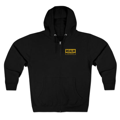 Realm3DPrints Logo Unisex Zip Hoodie