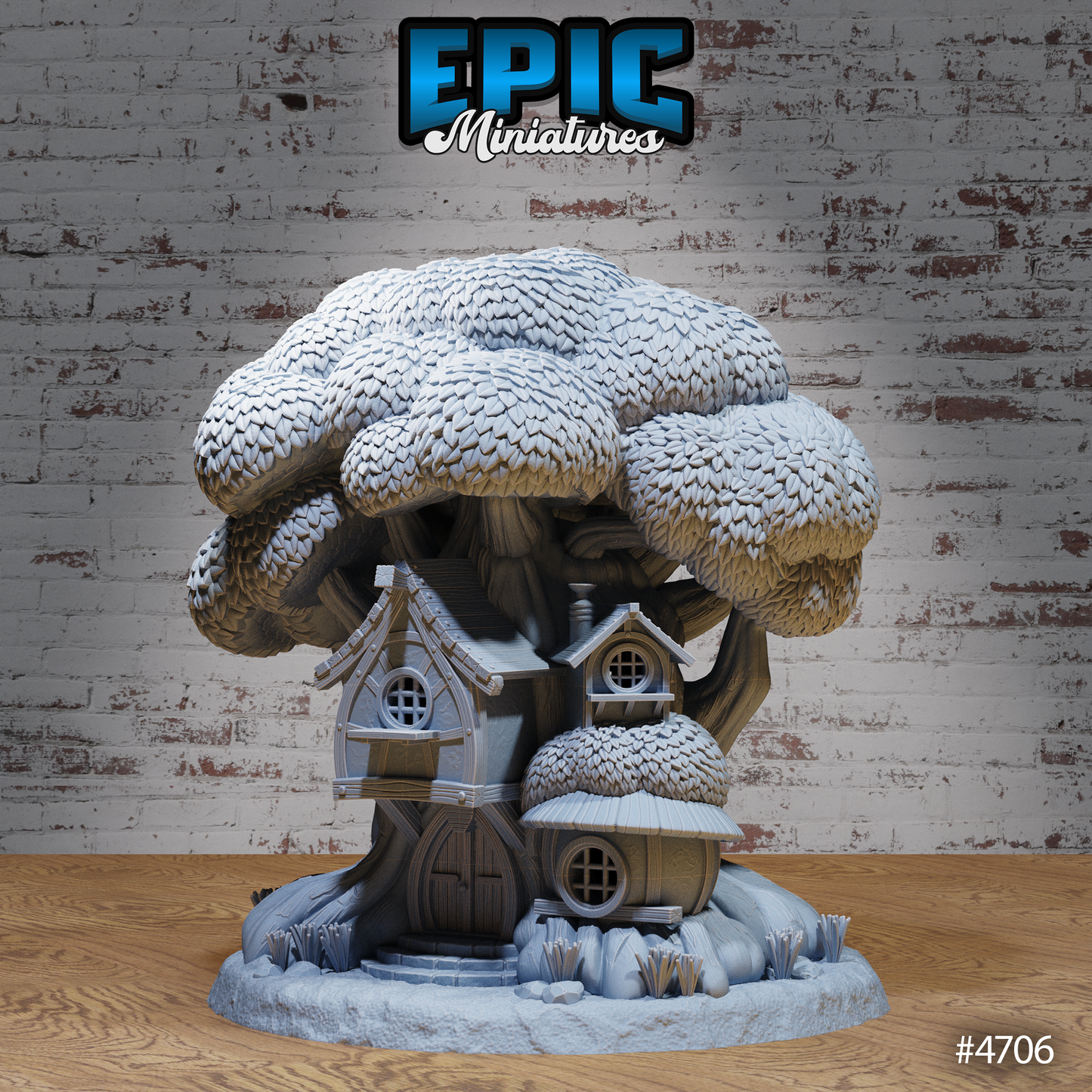 Epic Miniatures Gargantuan Forest Tree House - Fantasy D&D Tabletop Terrain