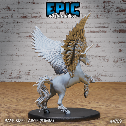 Epic Miniatures - Unicorns | D&D | DnD | Truescale | Print on Demand