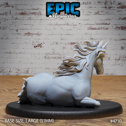 Epic Miniatures - Unicorns | D&D | DnD | Truescale | Print on Demand