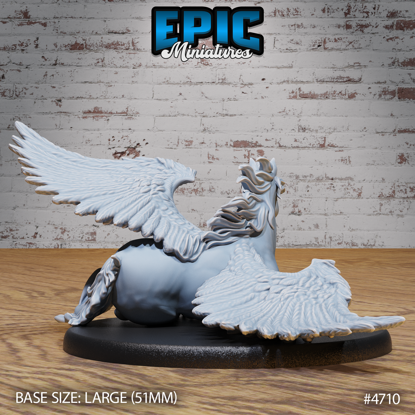 Epic Miniatures - Unicorns | D&D | DnD | Truescale | Print on Demand