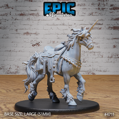 Epic Miniatures - Unicorns | D&D | DnD | Truescale | Print on Demand