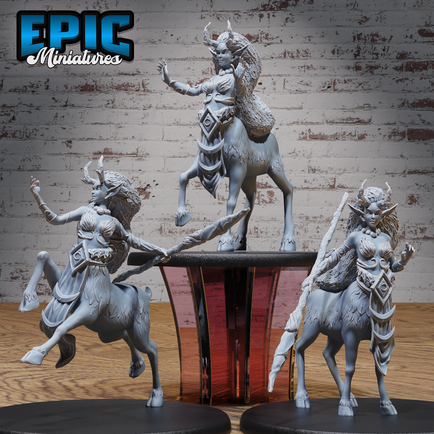 Epic Miniatures | Faun Druid | D&D Fantasy Tabletop Miniature