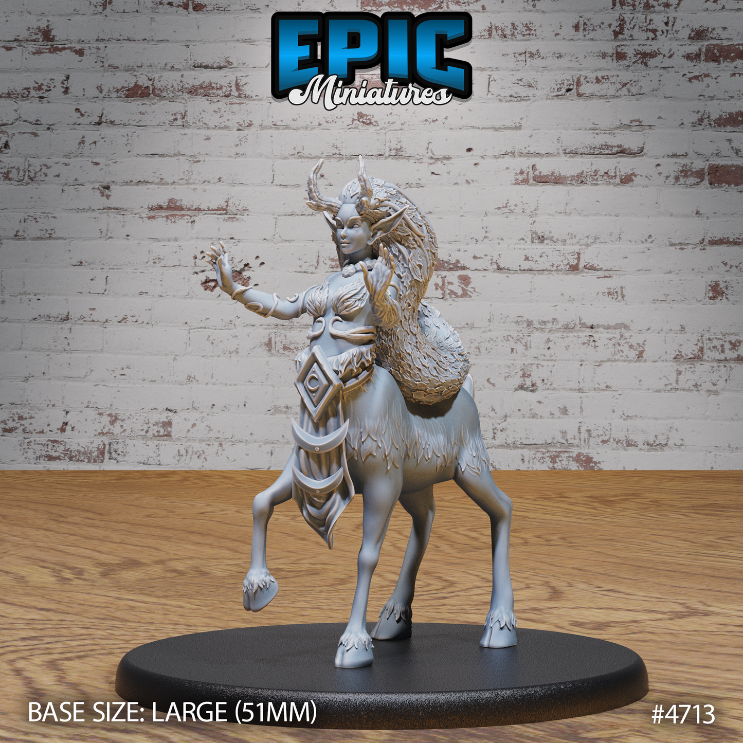 Epic Miniatures | Faun Druid | D&D Fantasy Tabletop Miniature