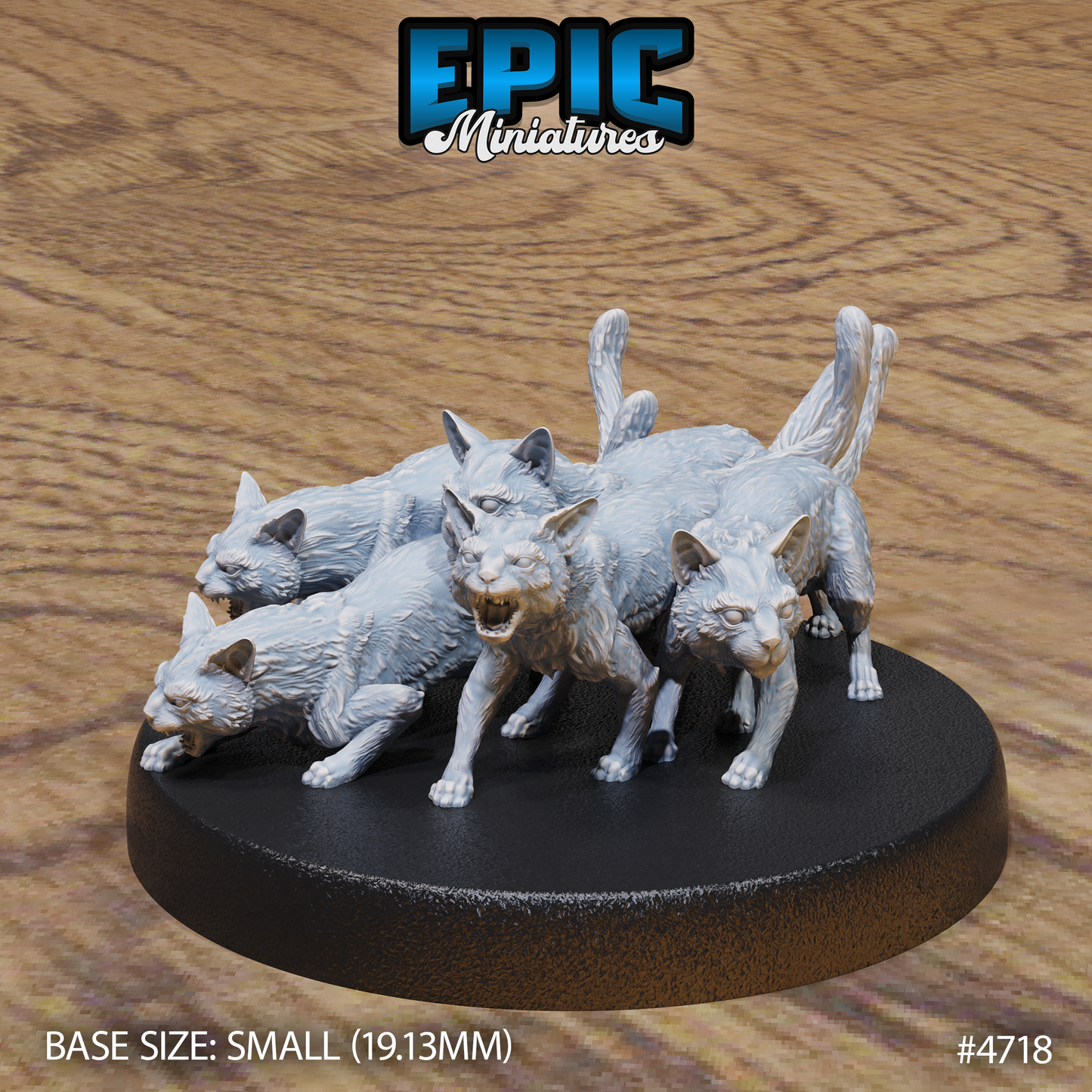 Epic Miniatures - Cat Swarm | 3D Printed D&D Tabletop Miniature