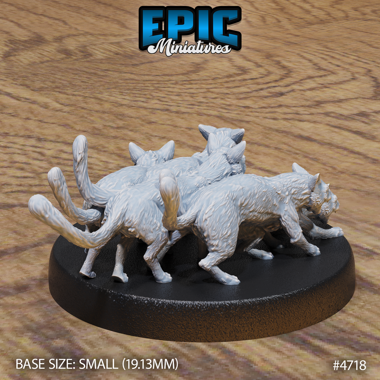 Epic Miniatures - Cat Swarm | 3D Printed D&D Tabletop Miniature