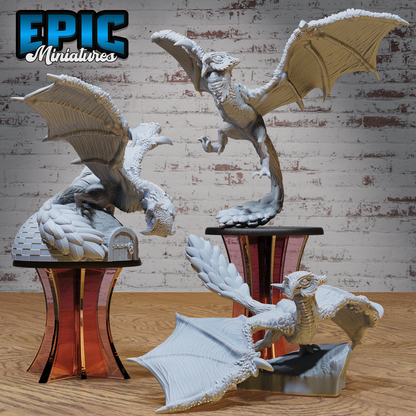 Epic Miniatures - Owl Wyvern | 3D Printed D&D Tabletop Miniature