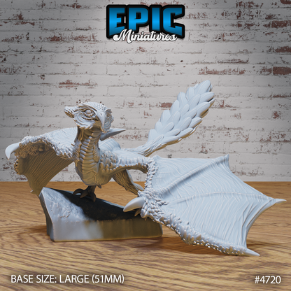 Epic Miniatures - Owl Wyvern | 3D Printed D&D Tabletop Miniature