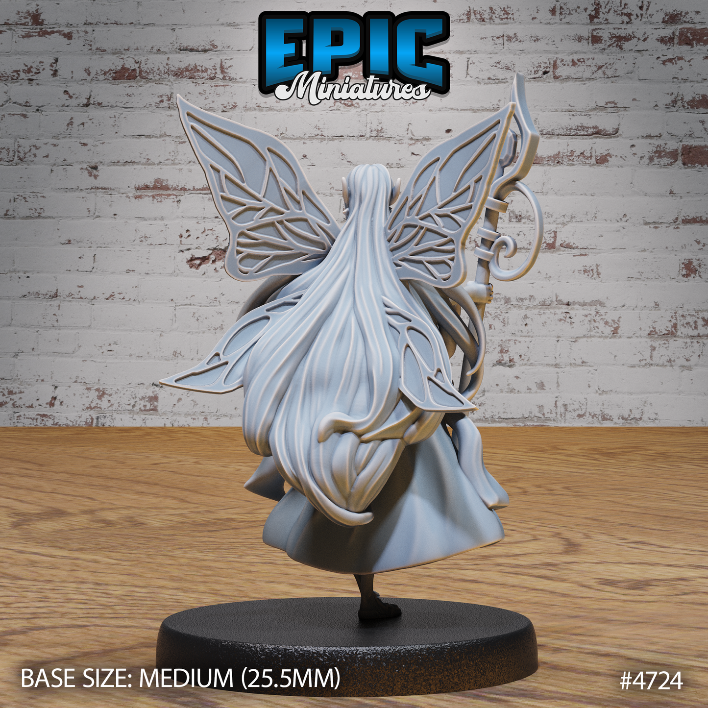 Epic Miniatures - Fey Adventurer Female | 3D Printed D&D Tabletop Miniature