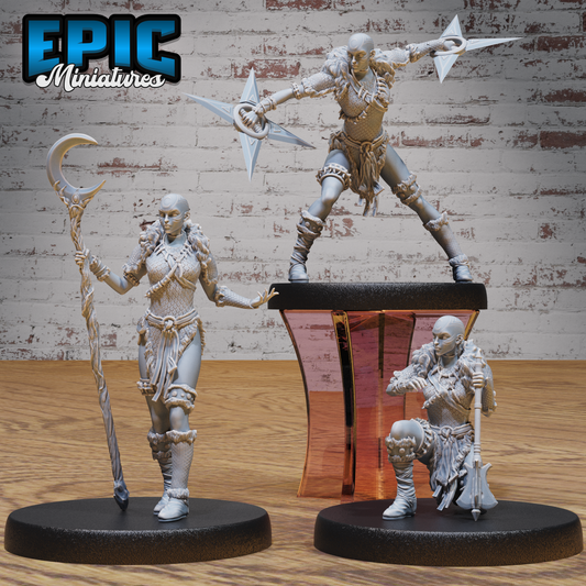 Epic Miniatures Moon Cultists #4730-#4732 | 3D Printable D&D Model