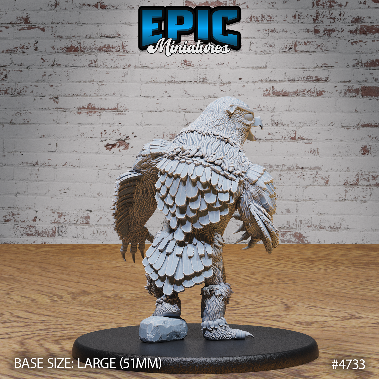 Fabled Owlbear #4733-#4735 by Epic Miniatures  | 3D Printable D&D Models