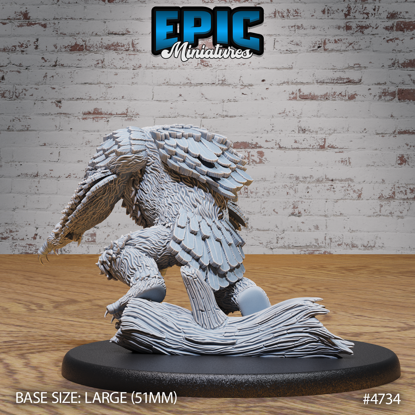 Fabled Owlbear #4733-#4735 by Epic Miniatures  | 3D Printable D&D Models