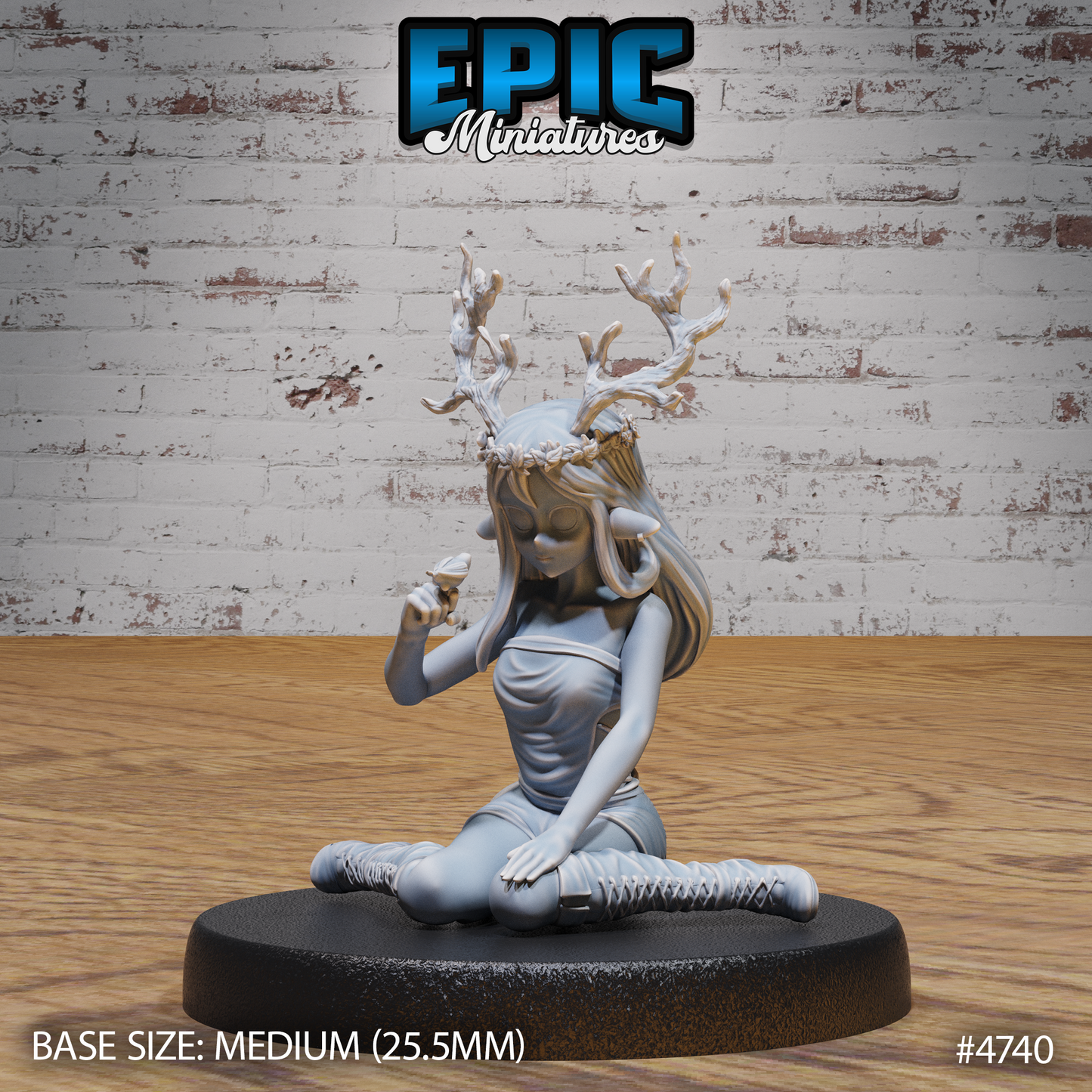 Druid Child Female #4739-4741 by Epic Miniatures | 3D Printable D&D Models