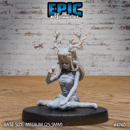 Druid Child Female #4739-4741 by Epic Miniatures | 3D Printable D&D Models