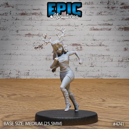 Druid Child Female #4739-4741 by Epic Miniatures | 3D Printable D&D Models