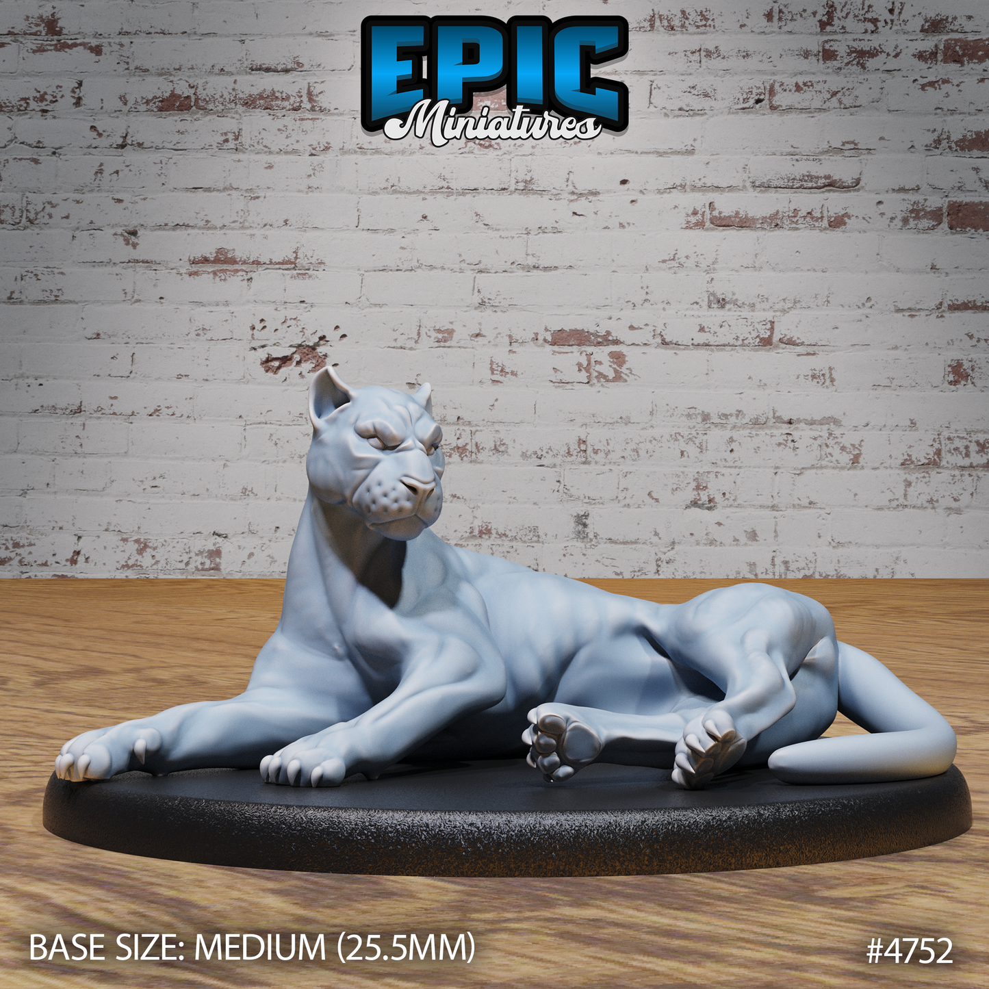 Black Panther #4750-#4752 by Epic Miniatures | 3D Printable D&D Models