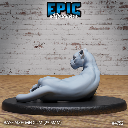 Black Panther #4750-#4752 by Epic Miniatures | 3D Printable D&D Models