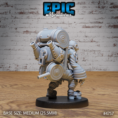 Steam Society Airship Pilot | D&D Truescale Miniature