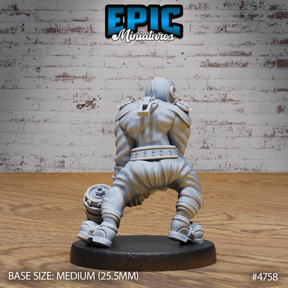 Steam Society Airship Pilot | D&D Truescale Miniature