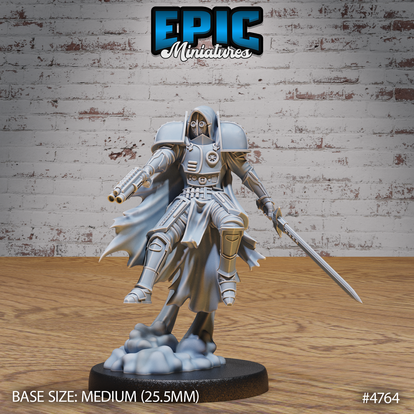 Epic Miniatures Jetpack Headhunter - Sci-Fi D&D Tabletop Miniature