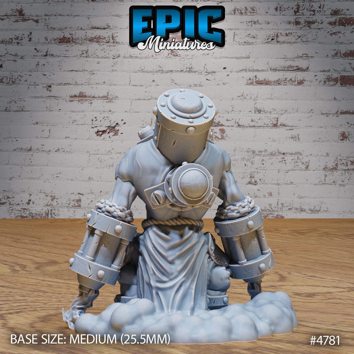 Epic Miniatures - Steam Society | Steam Servant - Steampunk D&D Tabletop Miniature