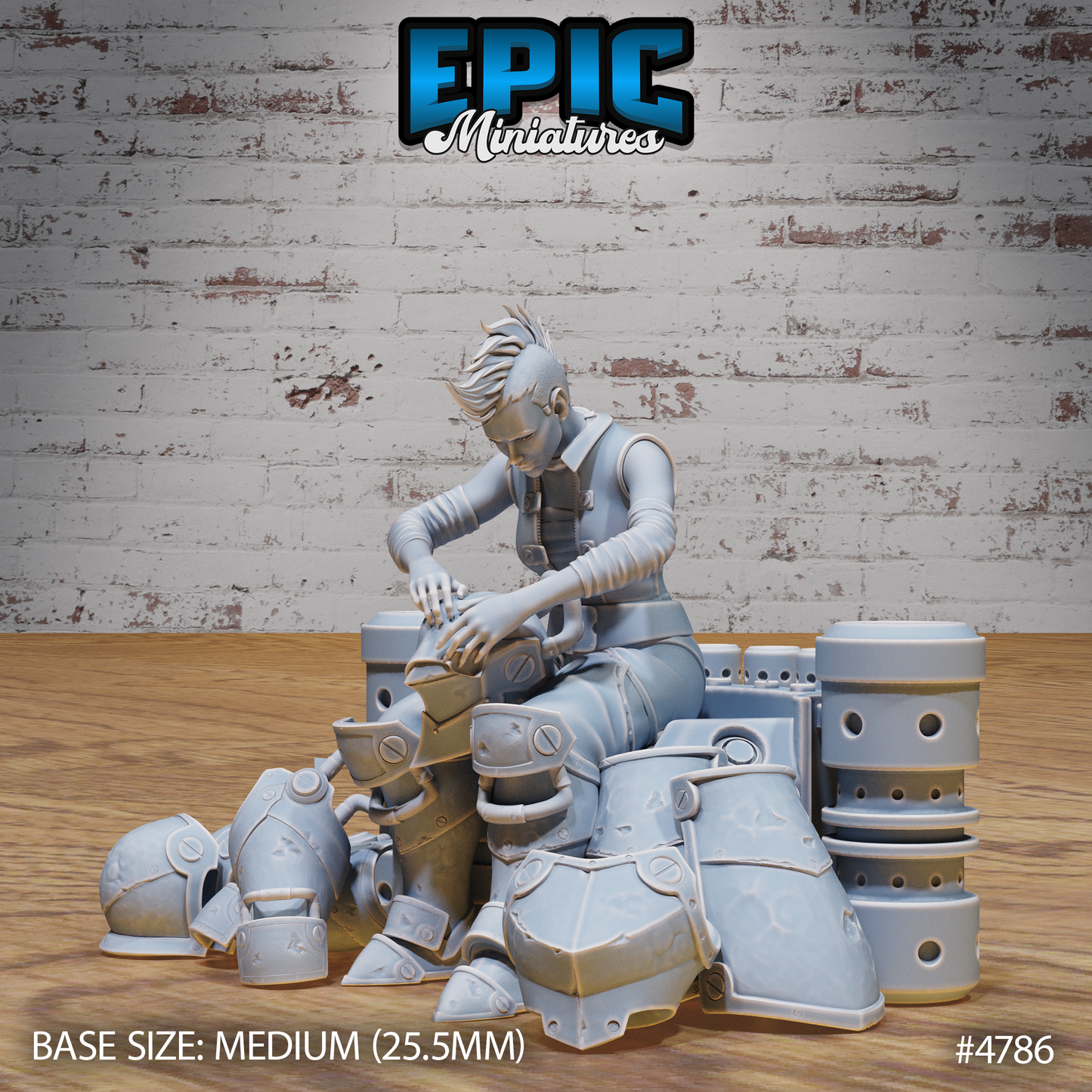 Epic Miniatures Exosuit Artificer - Steampunk D&D Tabletop Miniature