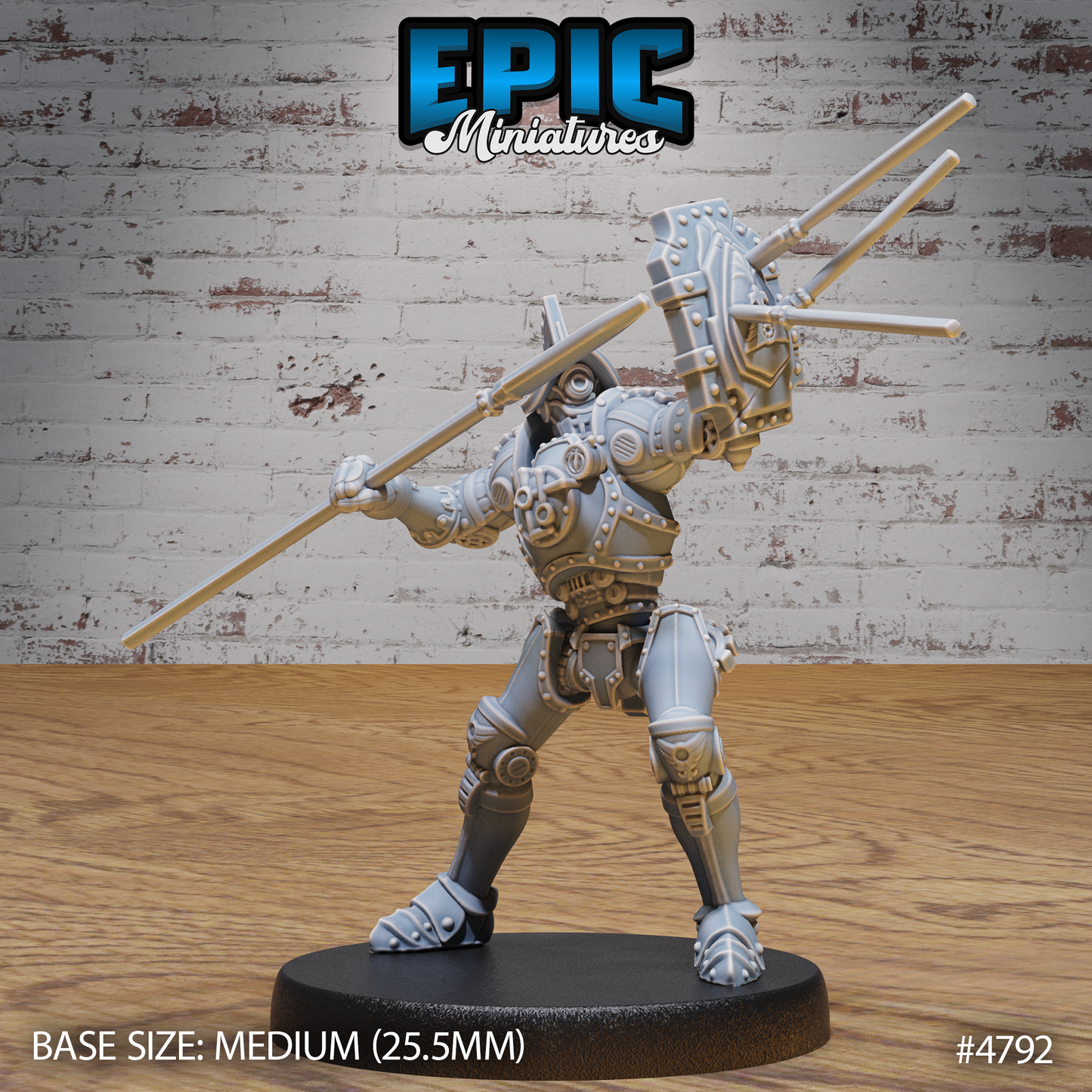 Epic Miniatures Construct Gladiator - Fantasy D&D Tabletop Miniature