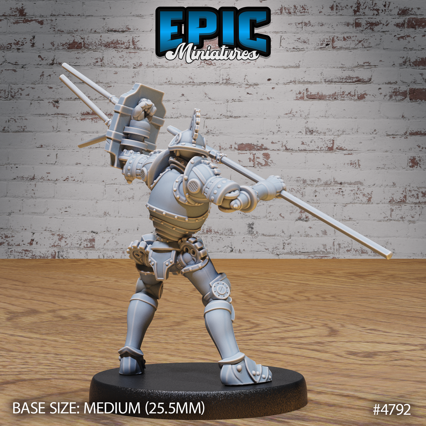 Epic Miniatures Construct Gladiator - Fantasy D&D Tabletop Miniature