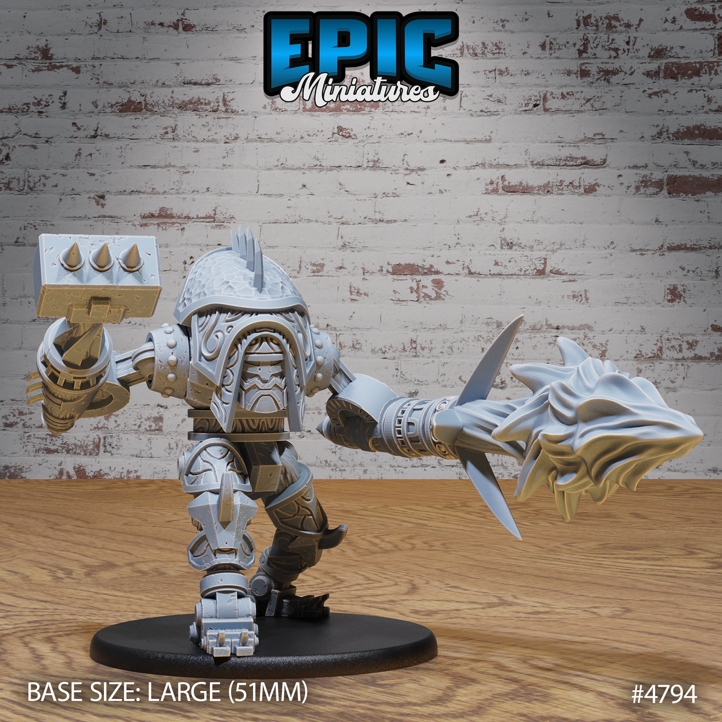 Epic Miniatures Destruction Automaton - Fantasy Sci-Fi D&D Tabletop Miniature