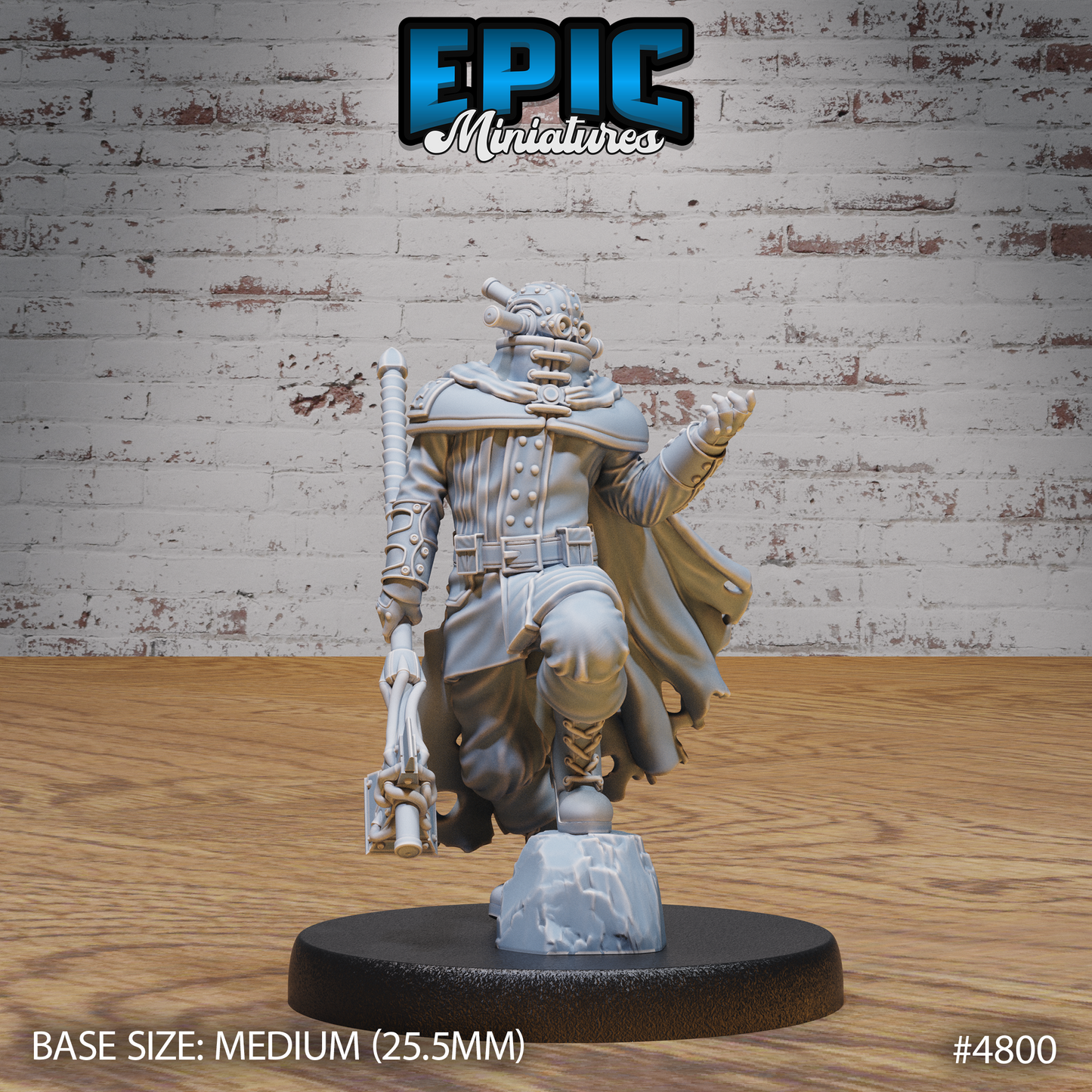 Epic Miniatures Iron Mind Warrior - Fantasy Sci-Fi D&D Tabletop Miniature