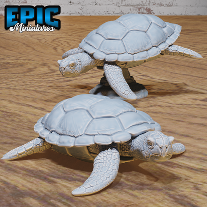 Sea Turtle #4804 by Epic Miniatures - Mysterious Ocean | DnD Tabletop Miniature