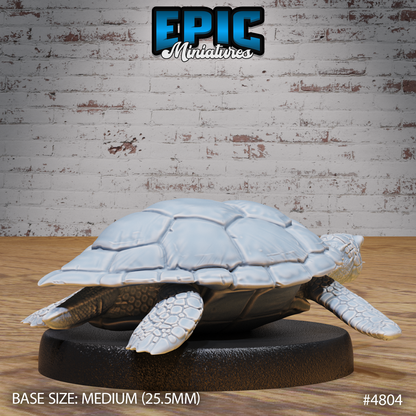 Sea Turtle #4804 by Epic Miniatures - Mysterious Ocean | DnD Tabletop Miniature