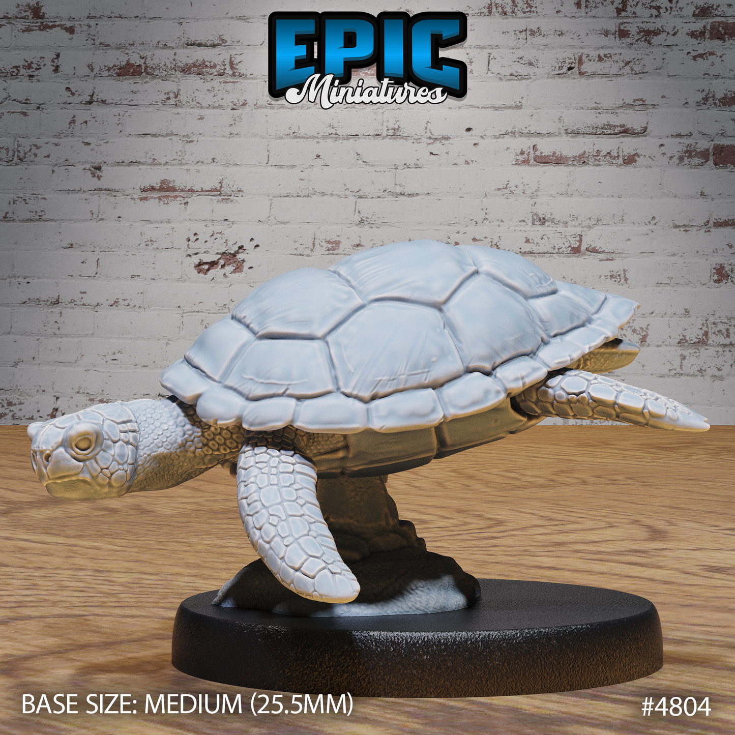 Sea Turtle #4804 by Epic Miniatures - Mysterious Ocean | DnD Tabletop Miniature