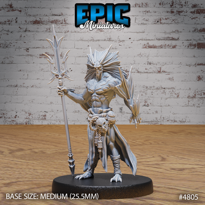 Atlantean Merfolk #4805-#4807 by Epic Miniatures - Mysterious Ocean | DnD Tabletop Miniatures