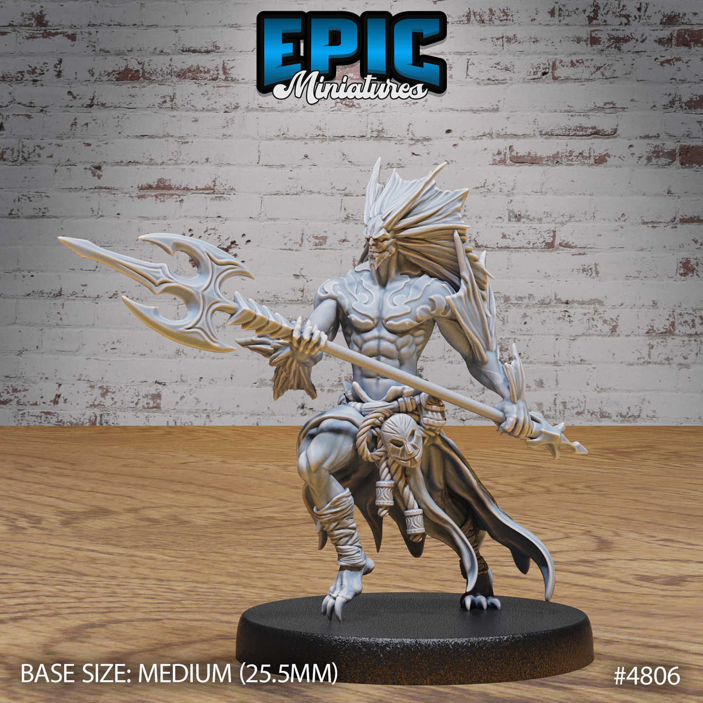 Atlantean Merfolk #4805-#4807 by Epic Miniatures - Mysterious Ocean | DnD Tabletop Miniatures