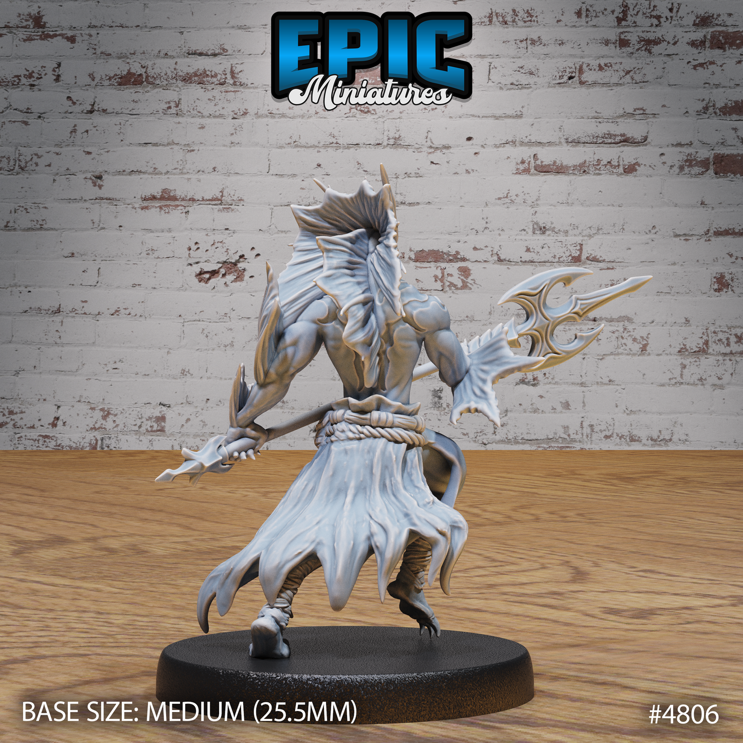 Atlantean Merfolk #4805-#4807 by Epic Miniatures - Mysterious Ocean | DnD Tabletop Miniatures