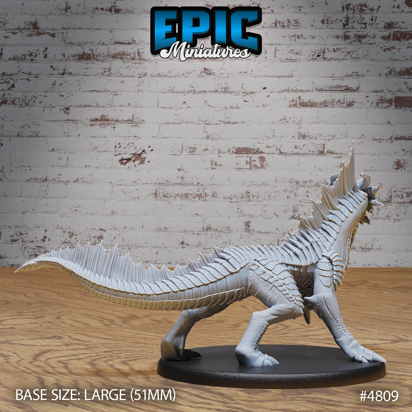 Guard Drake Bronze #4808-#4810 by Epic Miniatures - Mysterious Ocean | DnD Tabletop Miniatures