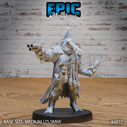 Sawhead Pirate #4817-#4819 by Epic Miniatures - Mysterious Ocean | DnD Tabletop Miniatures (28mm Scale)