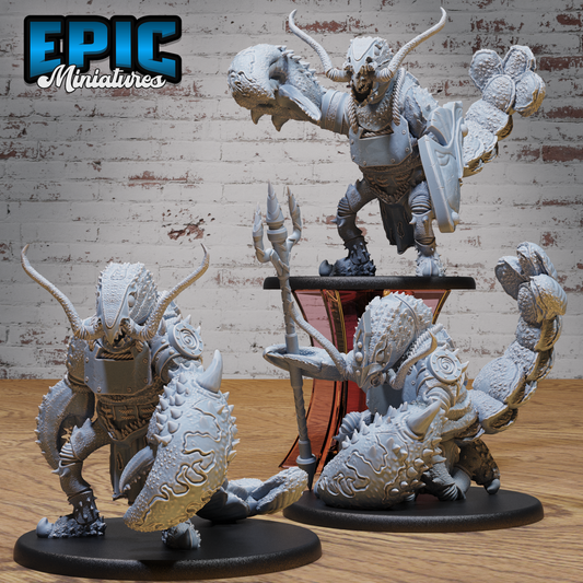 Lobster Folk Warrior #4823-#4825 by Epic Miniatures - Mysterious Ocean | DnD Tabletop Miniatures (28mm Scale)