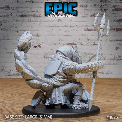 Lobster Folk Warrior #4823-#4825 by Epic Miniatures - Mysterious Ocean | DnD Tabletop Miniatures (28mm Scale)