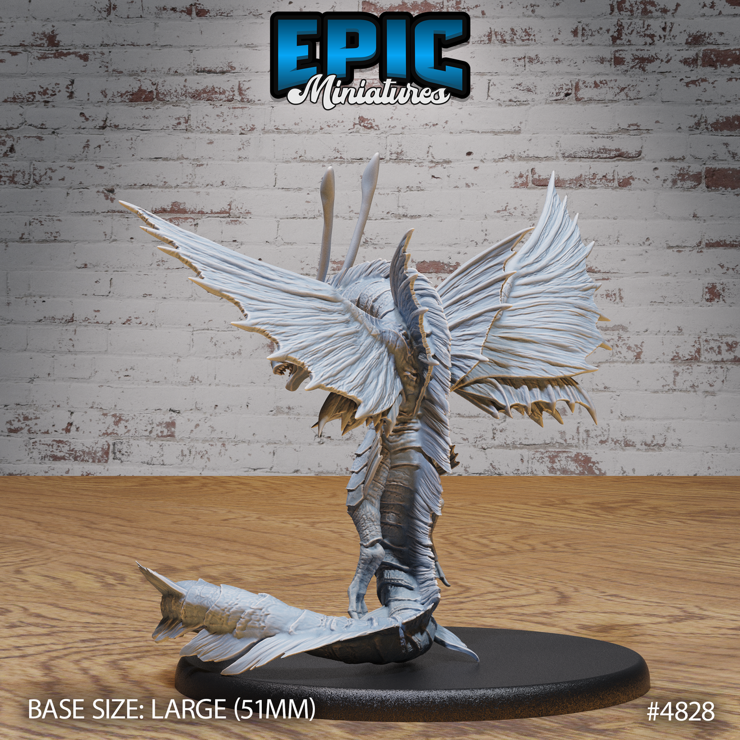 Ocean Wyvern #4828-#4830 by Epic Miniatures - Mysterious Ocean | DnD Tabletop Miniatures (28mm Scale)