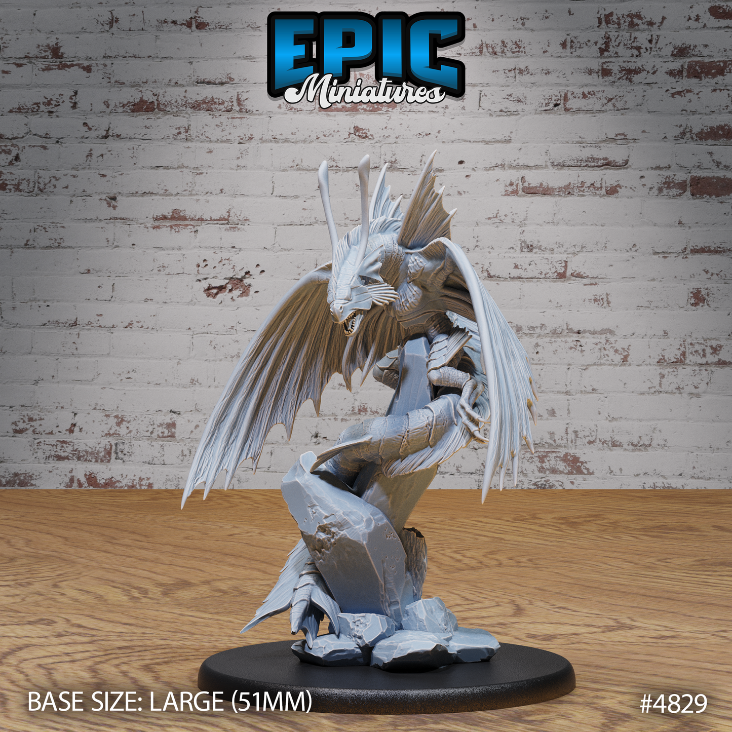 Ocean Wyvern #4828-#4830 by Epic Miniatures - Mysterious Ocean | DnD Tabletop Miniatures (28mm Scale)