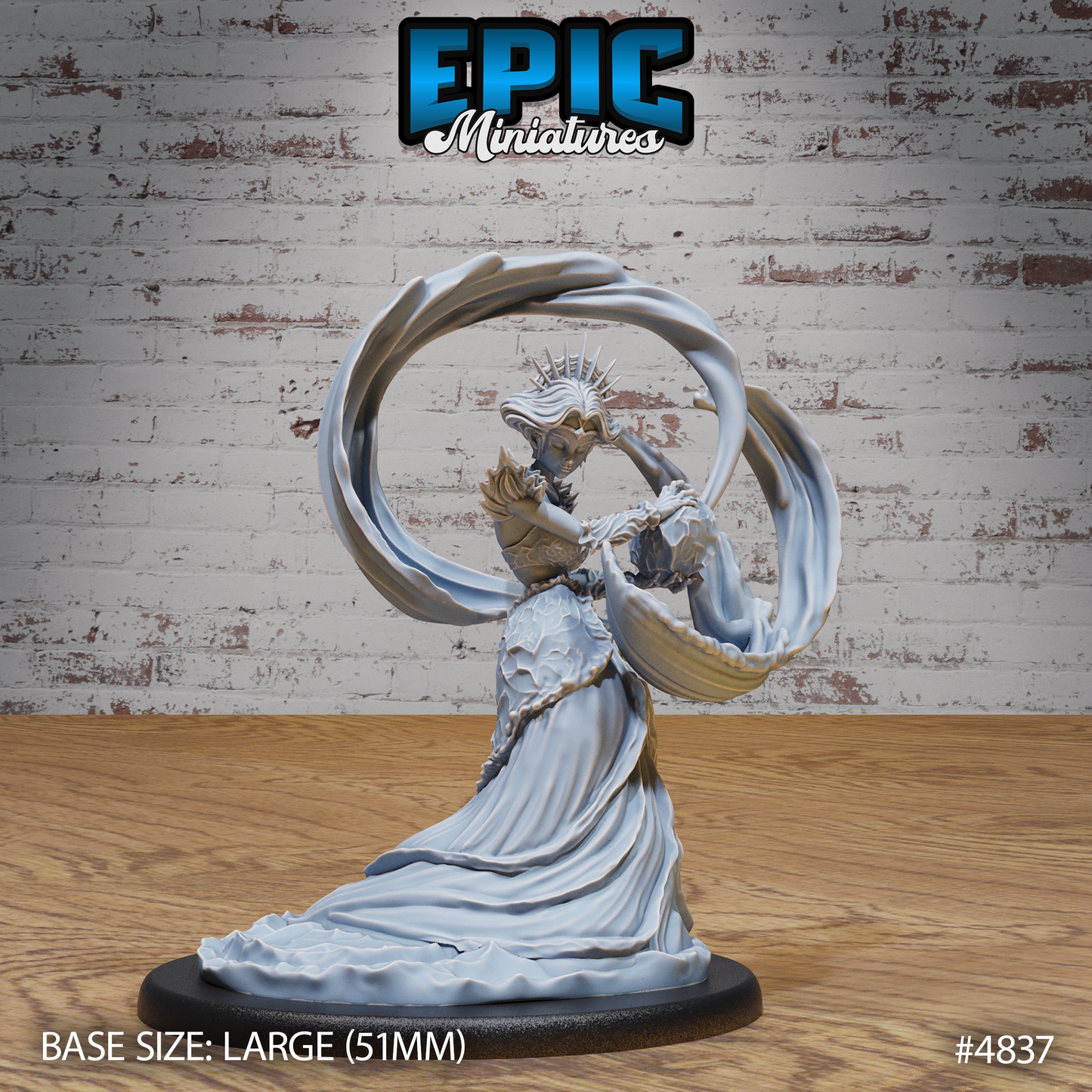 Undine Princess #4836-#4838 by Epic Miniatures | 28mm Scale D&D Tabletop Miniature