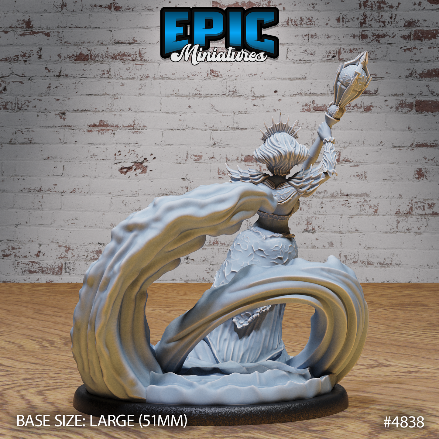 Undine Princess #4836-#4838 by Epic Miniatures | 28mm Scale D&D Tabletop Miniature