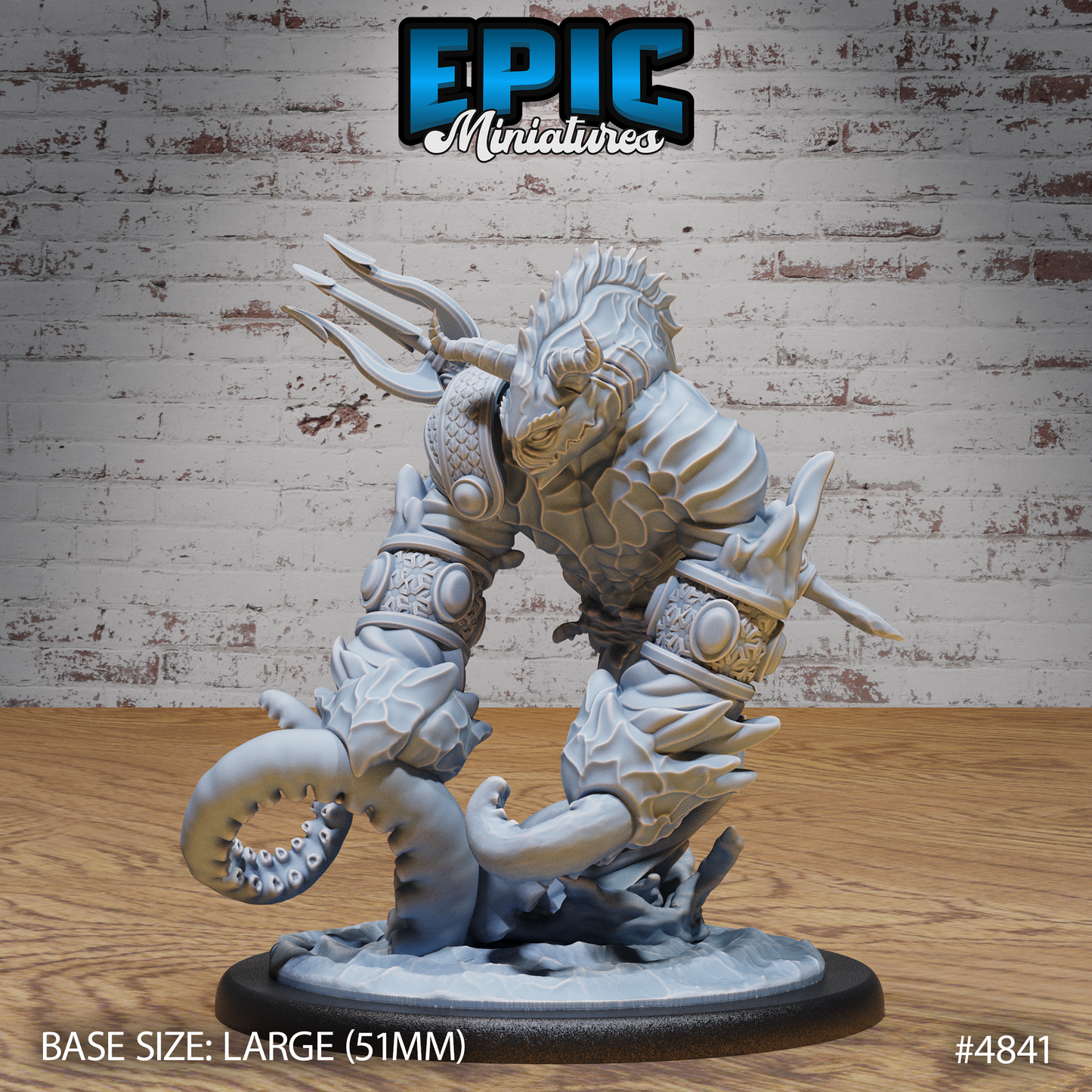 Water Elemental Guard #4839-#4841 by Epic Miniatures | 28mm Scale D&D Tabletop Miniature