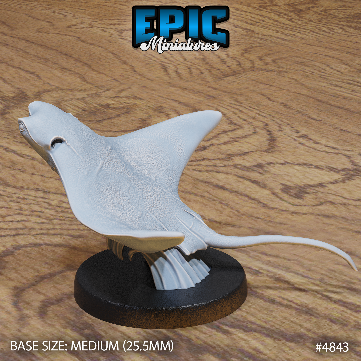 Stingray #4842-#4843 by Epic Miniatures | 28mm Scale D&D Tabletop Miniature